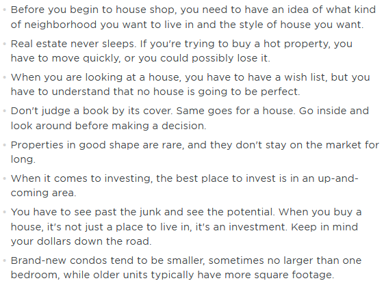 Zack Childress’ Suggestions for Homebuyers